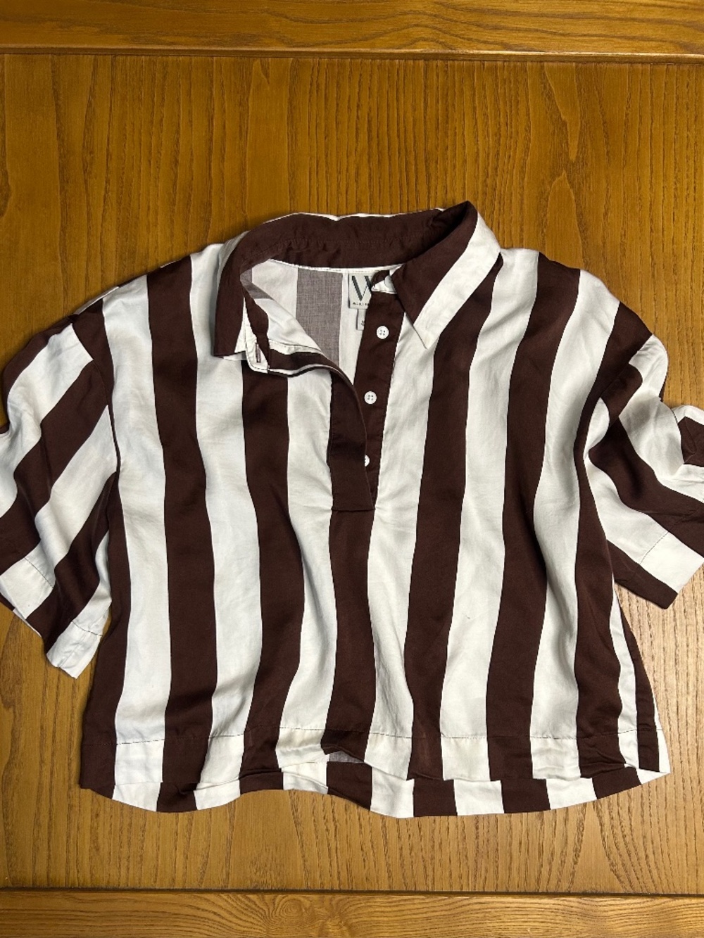 2 PCS SUIT Size S, Worthington Brown and White